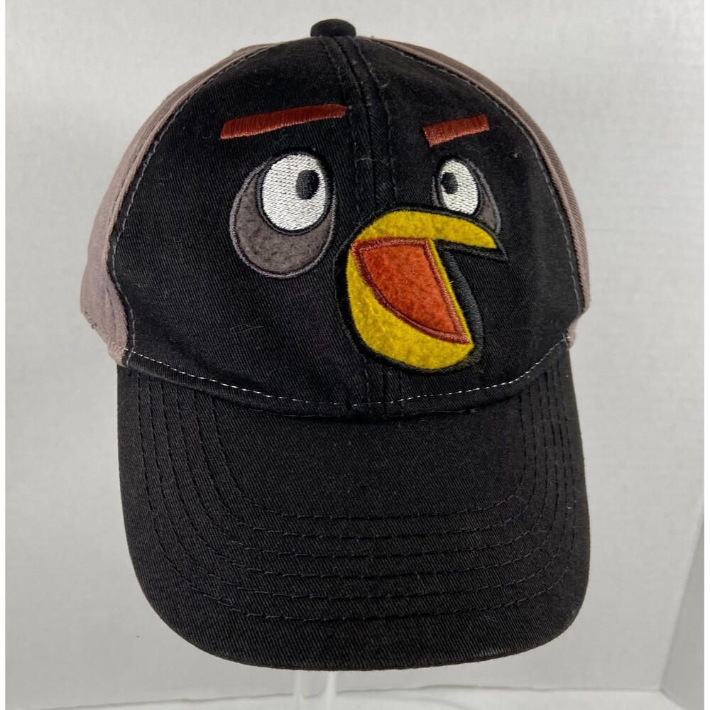 Angry Birds Hat Black Brown Bird Is The Word Adjustable Baseball Cap 2009